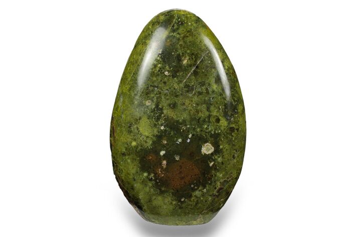 Polished, Free-Standing Green Pistachio Opal - Madagascar #247456
